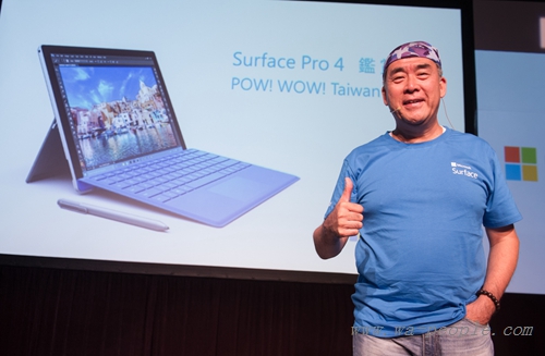 圖說：台灣微軟總經理邵光華分享微軟Surface產品是創造讓使用者可以完成工作、成就更多的裝置。