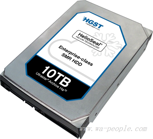 圖說：昱科環球(HGST) 宣布推出採用動態歸檔應用的企業級 10TB 硬碟