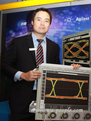 圖說：比台灣第三代PCI Express熱插拔大會早一周上市，Agilent 90000 Q系列在4個通道上提供33 GHz的真實類比頻寬，是業界經典級的量測工具。