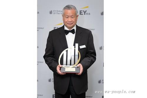 圖說：旺宏電子董事長吳敏求獲頒《安永企業家獎》2018年度大獎，將於2019年6月代表台灣赴摩納哥蒙地卡羅，與世界各國的年度得主共同角逐《安永世界企業家大獎》殊榮。