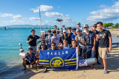 圖說：交通大學代表台灣參與2018 Maritime Robot X Challenge無人駕駛船競賽。