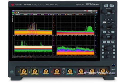 圖說：是德科技全球首見高達6GHz之8 合 1 Infiniium MXR 系列桌上型混合信號示波器，提供 8 個類比通道。