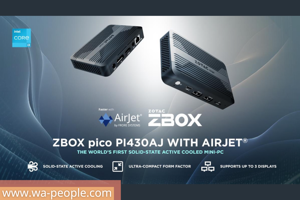 ZOTAC發表全球首款 AirJet冷卻系統迷你 PC